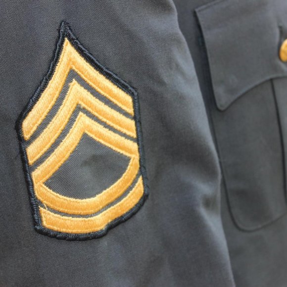 VTG 1950's GREEN U.S. ARMY MILITARY UNIFORM JACKET SIZE 42S & PANTS SIZE 36x32 - Picture 6 of 12